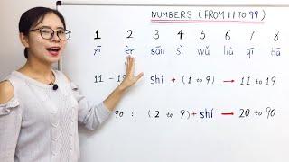 Counting from 11 to 99 in Mandarin Chinese | Beginner Lesson 8 | HSK 1