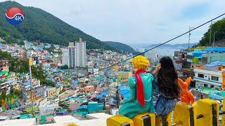 [4K] BUSAN Walk - A must-see CF movie location in Busan! 'GAMCHEON Culture Village'. 4K Seoul Korea.