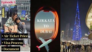 Kolkata to Dubai | Eithad Airlines | Immigration Process | Visa | Air Ticket | कोलकाता टू दुबई