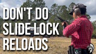 Stop Training Slide Lock Reloads