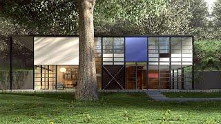 A Modernist Icon! Eames House. Case Study Nr. 8.  History, construction and complete walkthrough.