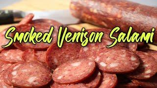 Smoked Venison Salami