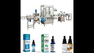 Filling Line for Essential oil 5ml to 120ml dropper bottle filling machines