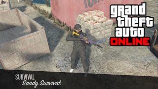 Sandy Survival 10 Waves Solo - GTA 5 ONLINE