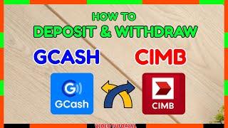 GCash CIMB How to Cashin and Withdraw using GCash Mobile App