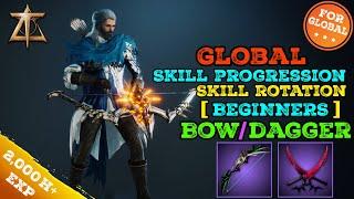 Throne And Liberty Bow Dagger Skill Progression and Rotation Full Showcase