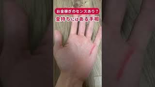 【手相】お金持ちになる人にはある線 #shorts #手相