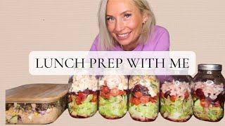 LUNCH PREP THAT HELPED ME LOSE 3 STONE IN 12 MONTHS| SALAD JARS |BACK TO ROUTINE WITH HELLO FRESH AD