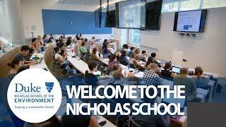 Welcome to Duke's Nicholas School of the Environment