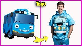 Tayo The Little Bus Characters As Humans  Guess Characters by Their Voice 