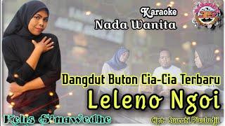 Karaoke Leleno Ngoi - Kelis Sinawedhe (Nada Wanita - Dangdut Buton Cia Cia) HD