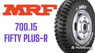 MRF 700.15 SUPERLUG FIFTY PLUS-R..#mrf #mahindra #hasan_tyre