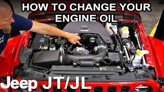 Jeep Gladiator JT 3.6 - How To Change Your Engine Oil