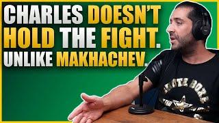 Charles Oliveira's coach analyzes fighting style of Islam Makhachev and Khabib Nurmagomedov.