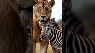 Lion vs. Brave Baby Zebra: The Heart-Stopping Moment Caught at Wildlife Conference