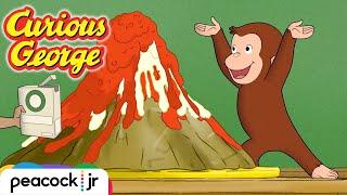 George's Science Fair Eruption!  | CURIOUS GEORGE