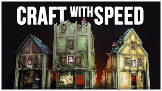 SPEEDBUILDING Ruined Houses for WARHAMMER and MORDHEIM! Wargaming Terrain Tutorial!