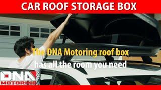 DNA Motoring - Heavy Duty ABS Vehicle Roof Storage Box