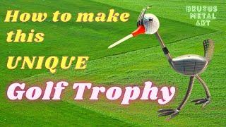 Can you make this unique Golf Trophy, by yourself ? Watch the video!