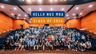 Welcome to the NUS MBA, Class of 2024!