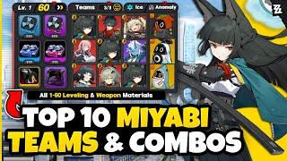 COMPLETE Miyabi Preparation Guide! 1-60 Materials & TOP 10 Miyabi Teams!!