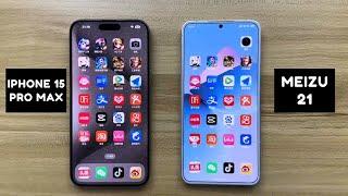 Meizu 21 vs iPhone 15 Pro Max | SPEED COMPARISON