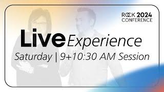 Rock Conference | Saturday [9:00 AM & 10:30AM | PST]