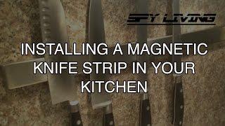 Magnetic Knife Strip Install