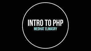 Introduction to PHP Part 1