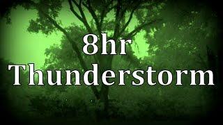 8hr Thunderstorm at Night "Sleep Sounds"