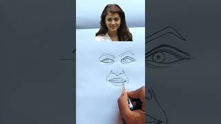 ️️ sandar sketching Aishwarya Rai Bachchan  @Lakhan.Bagri2023 #sketch #aishwarya #art