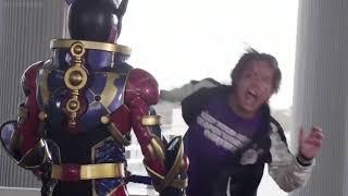 Kamen Rider Build - Evolt getting Banjou'd by Banjou