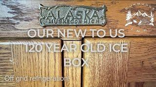 120 year old Ice box Off Grid!