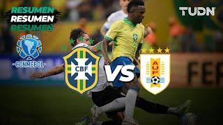 Resumen y goles | Brasil vs Uruguay | CONMEBOL-Eliminatoria 2024 | TUDN