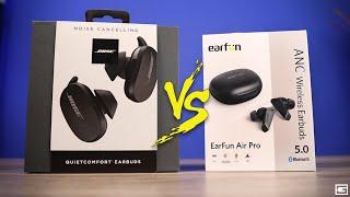 $280 vs $64! : Bose QuietComfort Earbuds vs Earfun Air Pro