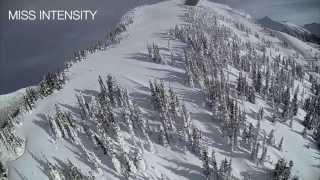 Great Canadian Heli-Skiing Run - Miss Intensity - Shot from the Helicopter