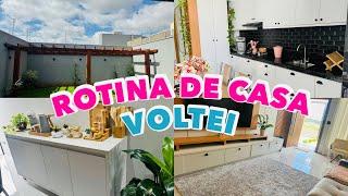 ROTINA DE DONA DE CASA + MUITAS NOVIDADES + TAPETE NOVO PARA SALA + VOLTEI ️