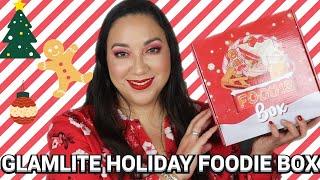 GLAMLITE HOLIDAY EDITION FOODIE BOX UNBOXING! + TRY ON! WAS IT WORTH $45?