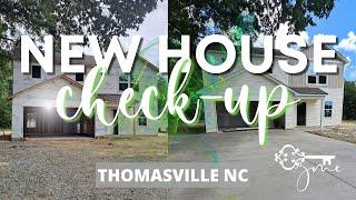 New Construction Check-up House Tour | We Got Cabinets! :) | Realtor Broker-Owner Greensboro NC