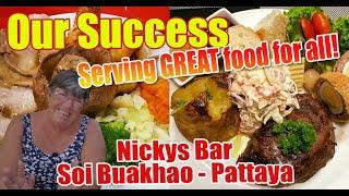 Nicky's Restaurant Pattaya, Owner Debbie explains why they have loyal staff and regular customers