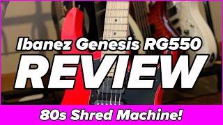 EXTREME 80s GUITAR! - Ibanez Genesis Collection RG550 Guitar Review - LongestSoloEver Reviews