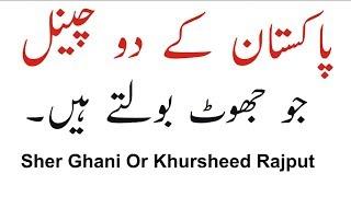 Sher Ghani And Khursheed Rajput Fake Youtubers ! Must Watch