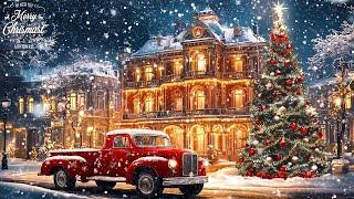 Beautiful Snowy Christmas Ambience  Top Christmas Songs of All Time, Peaceful Christmas Piano Music