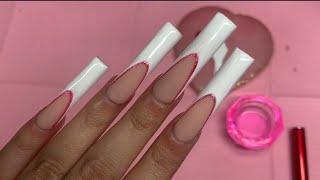 Watch Me Do My Nails: XL Reflective White French Tip + Q&A