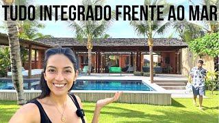 Tour pela CASA NOVA DE PRAIA tudo integrado | Casa Mareia Barra Grande Pi