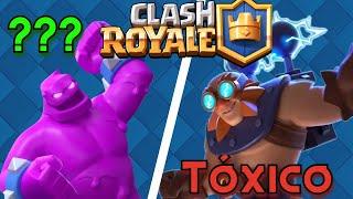 Las cartas de Clash Royale de más a menos tóxicas