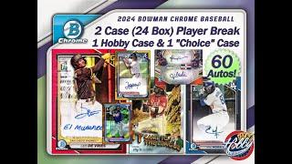 2024 BOWMAN CHROME 2 Case (24 Box) PLAYER Break #2  eBay  09/17/24