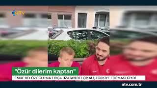 Fırça uzatan Belçikalı özür diledi Türkiye forması giydi