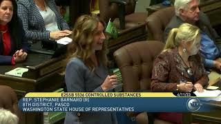 During debate on a critically important drug possession bill, Rep. Stephanie Barnard shares remarks