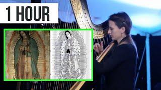 Ruth Bennett, playing the harp, music found on the Tilma on Our Lady of Gaudalupe 1 Hour